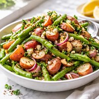 Layered Green Bean Red Potato Salad