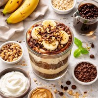 Layered Mocha Banana Yum