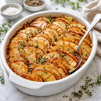 Layered Potato and Apple Bake