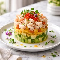 Layered Seafood Appetizer