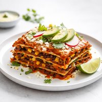 Layered Vegetable Enchiladas