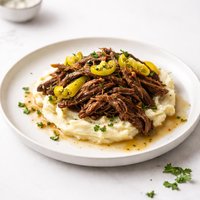 Lazy Butt Pepperoncini Crock Pot Beef