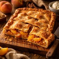 Lazy Peach Pie
