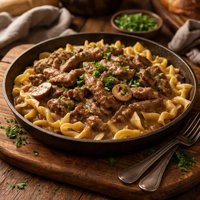 Lean Beef Stroganoff