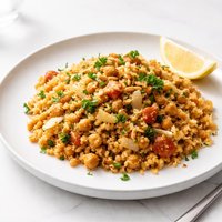 Lebanese Bulgar Cabbage Pilaf