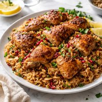 Lebanese Chicken and Rice Djaj Mah Ruz