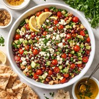 Lebanese Inspired Bean Salad