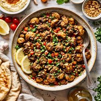 Lebanese Spiced Mushrooms
