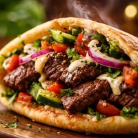 Lebanese Steak Sandwich