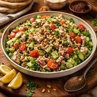 Lebanese Tuna Tahini Salad