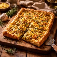 Leek and Cheddar Tart