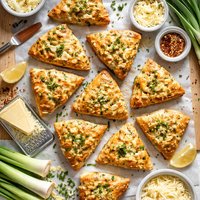 Leek and Dubliner Scones Biscuits