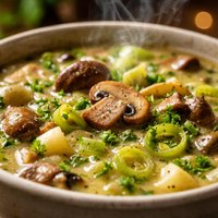 Leek and Mushroom Soup 1979