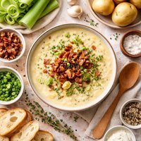 Leek and Potato Soup Sopa De Papa Y Poro