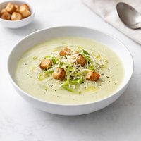 Leek Gruyere Cream Soup