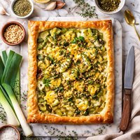 Leek Tart with Herbes De Provence