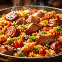 Left Over Pork Roast Jambalaya