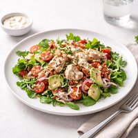 Leftover Chicken Ranch Salad