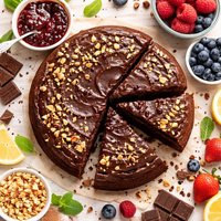 Leftover Chocolate Jam Cake