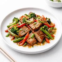 Leftover Pork Chop Stir Fry
