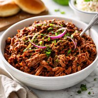 Leftover Roast Beef Bar B Que Sandwich Filling