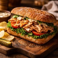 Leftover Rotisserie Chicken Sandwich