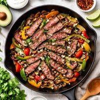 Leftover Steak Skillet