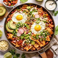 Leftover Turkey or Chicken Chilaquiles