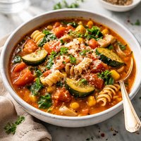 Leftover Vegetable Noodle Stew