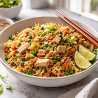 Leftovers Chicken Fried Rice