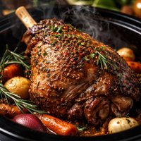 Leg of Lamb for the Slow Cooker Crock Pot