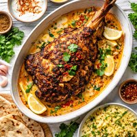 Leg of Lamb in a Spicy Yogurt Sauce