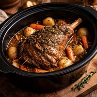 Leg of Lamb in the Crock Pot