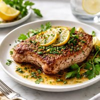 Lemon and Herb Pork Loin Cutlet