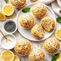 Lemon and Poppy Seed Muffins