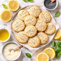 Lemon and Poppy Seed Olive Oil Cookies