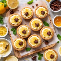 Lemon Anise Cookie Cups