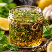 Lemon Balm Marinade and Salad Dressing