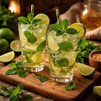 Lemon Balm Mojitos