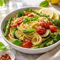Lemon Basil Noodles and Veggies