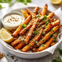 Lemon Basil Yam Fries