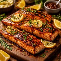 Lemon Bbq Grilled Salmon