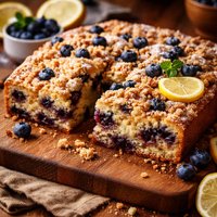 Lemon Blueberry Buckle