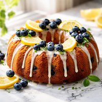Lemon Blueberry Bundt Cake