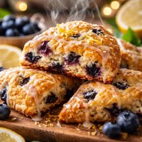 Lemon Blueberry Scones