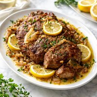 Lemon Braised Veal Shoulder