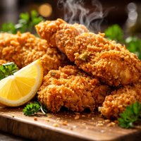 Lemon Breaded Fried Chicken
