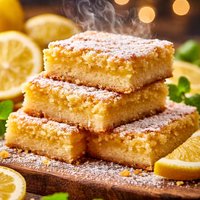 Lemon Butter Chews Bars