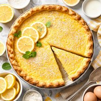 Lemon Buttermilk Chess Pie