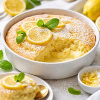 Lemon Buttermilk Pudding Cake